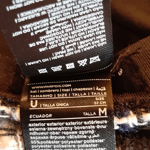 Parfois Collection hat Black and White Tweed - Picture 4 of 11